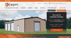 Desktop Screenshot of carportcentral.com